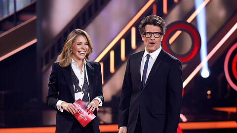Daniel Hartwich und Victoria Swarovski bei "Let's Dance" 2025.
