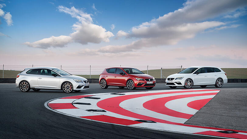 Flottes Trio: Seat legt den Leon als Sportversion Cupra auf - erneut für alle drei Karosserie-Varianten.