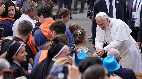 Papst Leo XIV. traf sich auch mit Missbrauchsopfern.