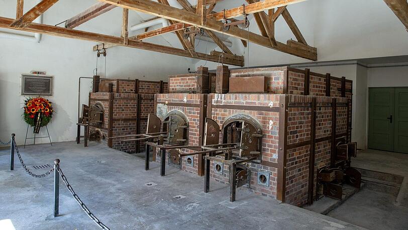 Die Verbrennungsöfen des Krematoriums in Dachau. Die Verbrennungsöfen des Krematoriums in Dachau.