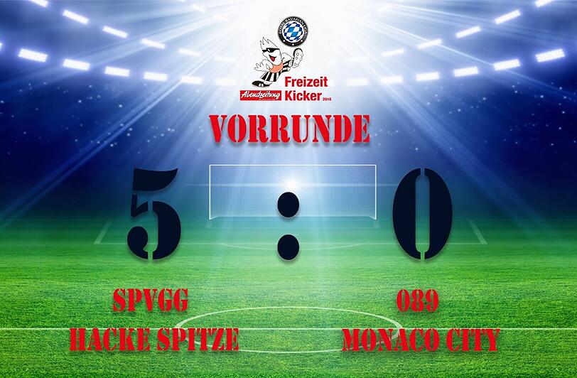 Nach dem frühzeitigen Spielabbruch in der 70. Min gewann SpVgg Hacke Spitze die Partie mit 5:0