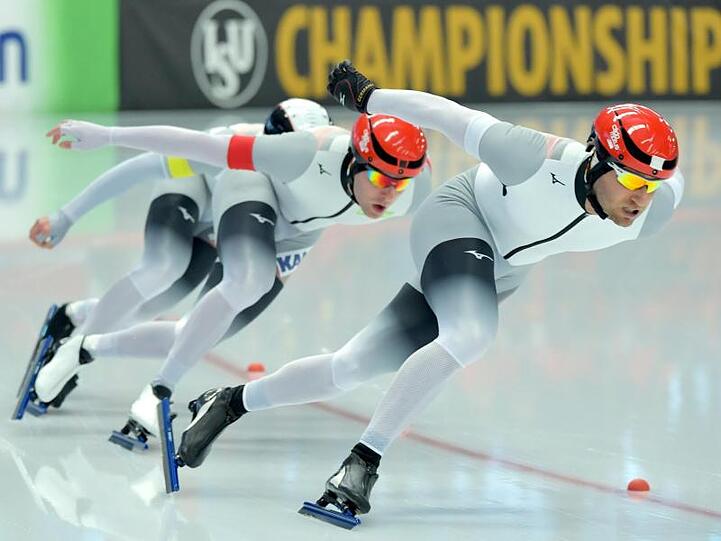 Die Brüder Nico und Denny Ihle sowie Joel Dufter kamen in deutscher Rekordzeit von 1:20,59 Minuten auf den vierten Platz.