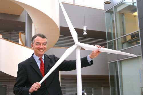 Verspricht sich viel von der Windenergie: Georg Knoth
