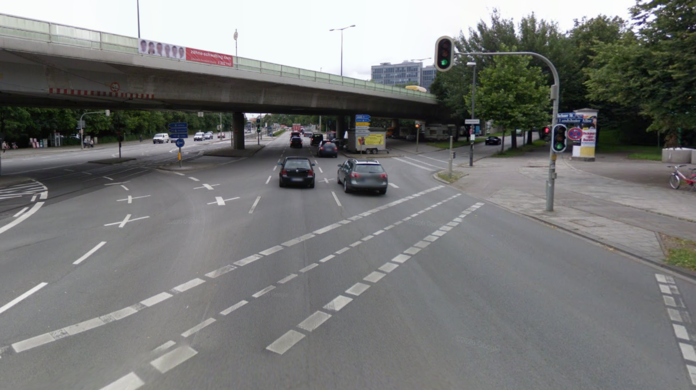 Eine unübersichtliche Kreuzung: Landshuter Allee/Dachauer Straße