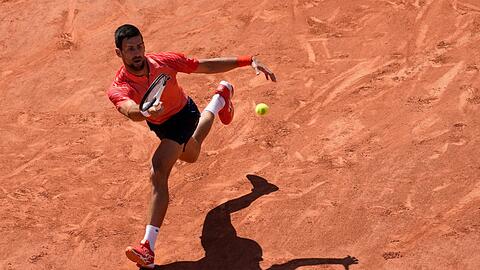 Novak Djokovic erreichte das Achtelfinale der French Open.