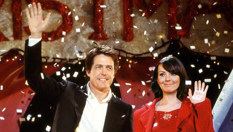 Hugh Grant und Martine McCutcheon in "Tatsächlich... Liebe". Hugh Grant und Martine McCutcheon in "Tatsächlich... Liebe".
