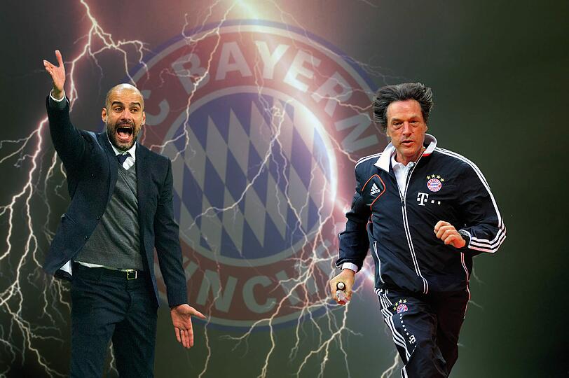 Zwischen Pep Guardiola (l.) und dem langjährigen Bayern-Arzt Hans-Wilhelm Müller-Wohlfahrt ist das Tischtuch offenbar endgültig zerschnitten.