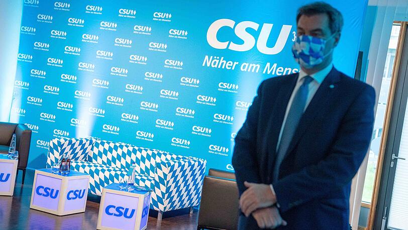 Erstmals in der Geschichte der Partei hat der Parteitag der CSU wegen der Corona-Pandemie nur im Internet stattgefunden. Auch inhaltlich steht die Bewältigung der Krise in einem Leitantrag im Mittelpunkt.
