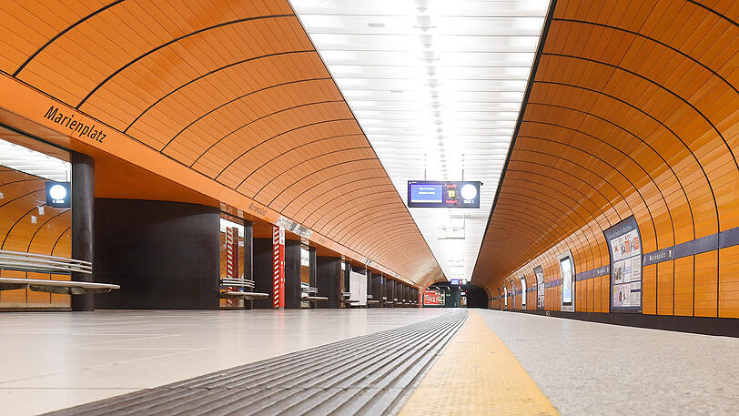 Der U-Bahnhof Marienplatz, auch diese Haltestelle wird von den Einschränkungen am Wochenende betroffen sein.