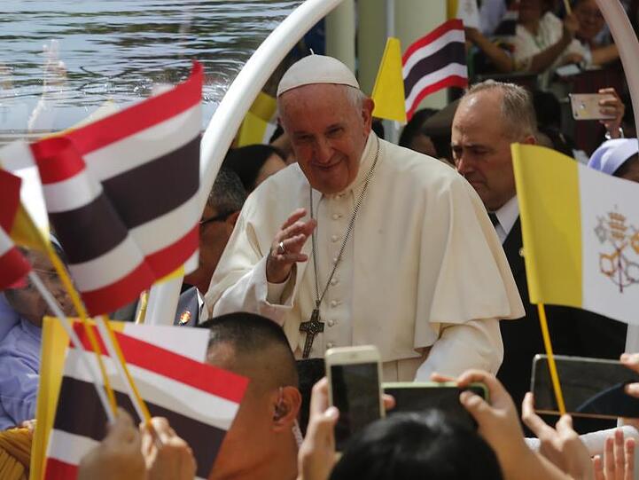Papst Franziskus ist zu einem viertägigen Besuch in Thailand.