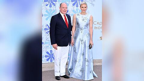 Fürst Albert II. und Charlène von Monaco beim diesjährigen Rotkreuzball.