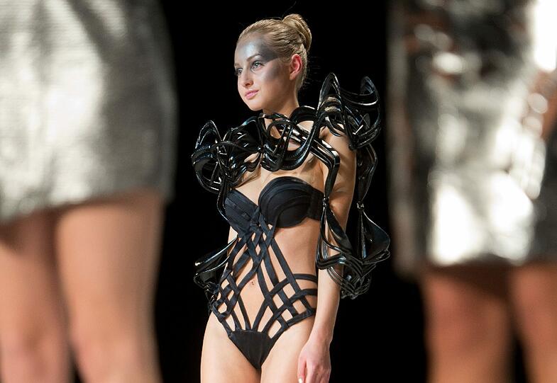 Diese studentische Abschlussarbeit wurde mit einem 3D-Drucker erstellt.