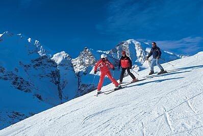 Skigebiet Diavolezza bei St. Moritz