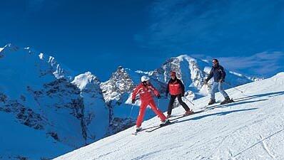 Skigebiet Diavolezza bei St. Moritz
