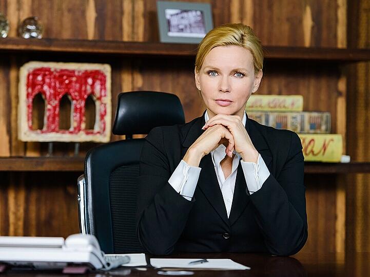Veronica Ferres als Bundeskanzlerin