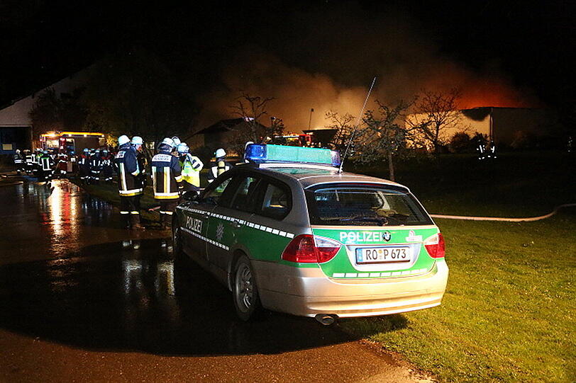 Bilder vom Großbrand in Engelsberg.