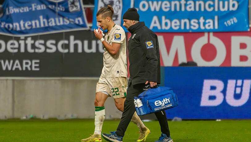 Sigurd Haugen zog sich in Ingolstadt eine schwere Gesichtsverletzung zu.