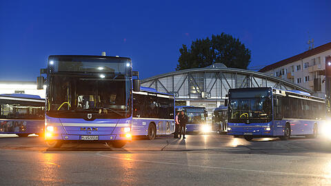 Am Freitag streikten die Busfahrer und Kontrolleure in München. (Symbolbild)
