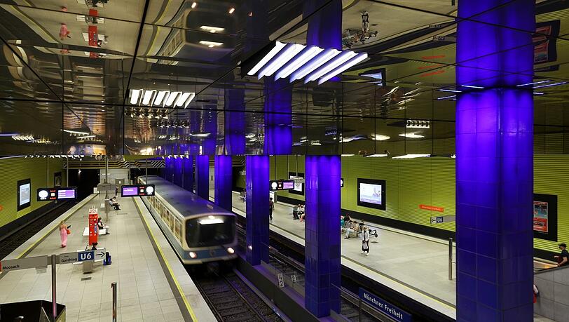 U-Bahnhof Münchner Freiheit. (Archivbild)