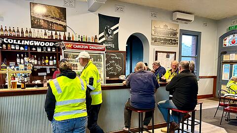 Abends tummeln sich die Minenarbeiter in einem der historischen Pubs.