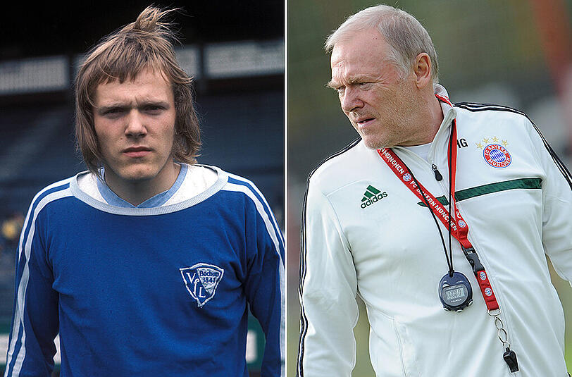 1972 im Trikot des VfL Bochum, heute als Co-Trainer des FCB: Hermann Gerland (61).