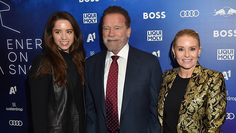 Arnold Schwarzenegger mit Freundin Heather Milligan und Tochter Katherine