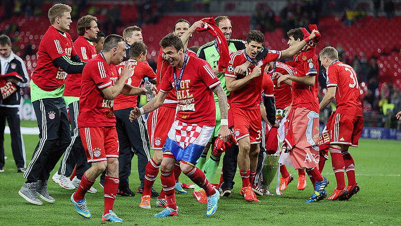 Jubel beim FC Bayern ...