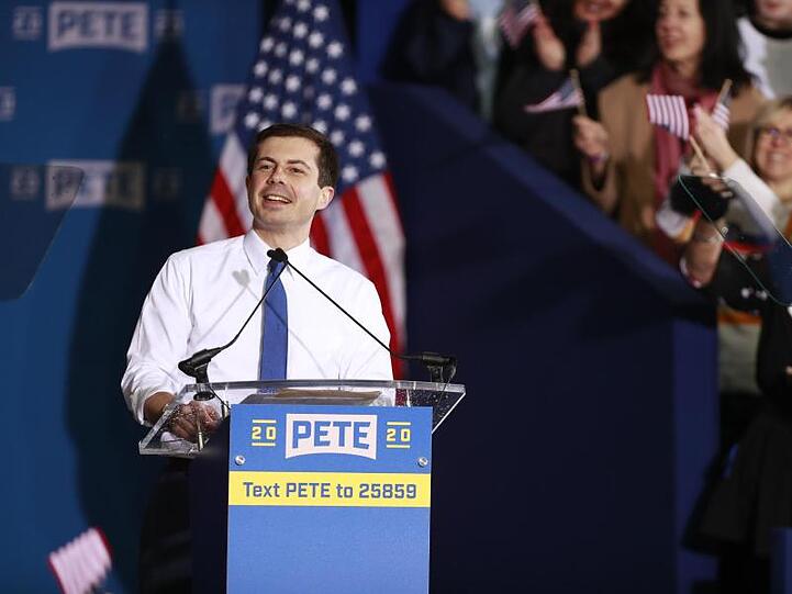 Bevor er für die demokratische Präsidentschafts-Kandidatur 2020 ins Rennen ging, war Buttigieg Bürgermeister von South Bend im US-Bundesstaat Indiana.