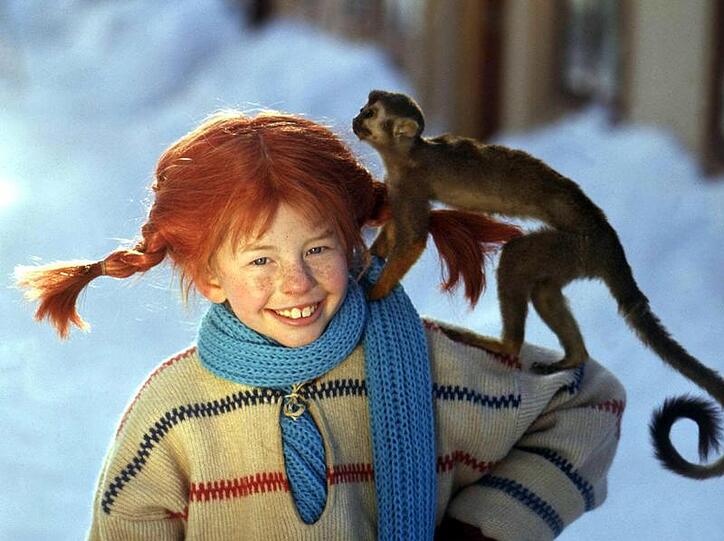 Astrid Lindgrens Figur Pippi Langstrumpf