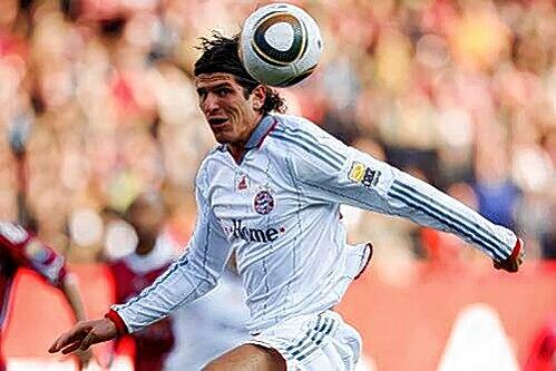 In seiner Freizeit Tennis-Fan: Bayern-Stürmer Mario Gomez.