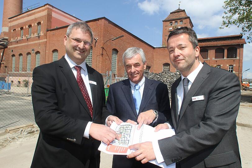 Die KIB-Bosse haben Großes vor: Norbert Grund, Inhaber Richard Minartz und Frank Tkatzig (v. l.).