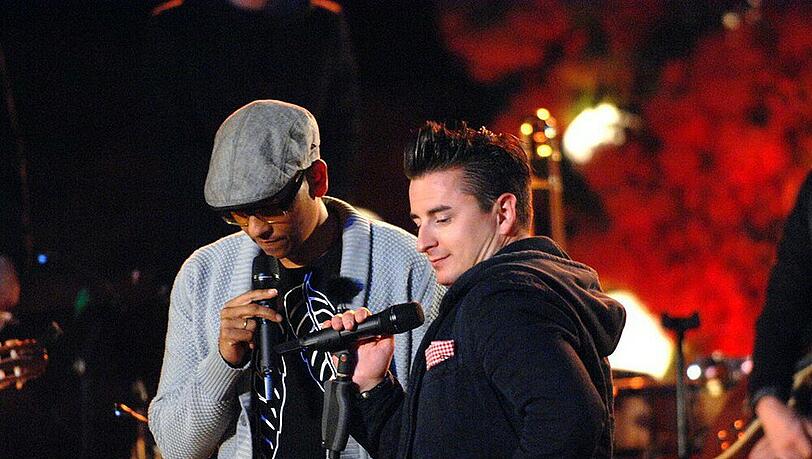 Xavier Naidoo und Andreas Gabalier haben bei der ersten Ausgabe von "Sing meinen Song" zusammen gesungen Xavier Naidoo und Andreas Gabalier haben bei der ersten Ausgabe von "Sing meinen Song" zusammen gesungen