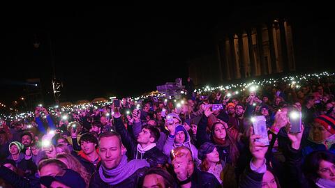 Bilder vom Danke-Konzert auf dem Königsplatz.