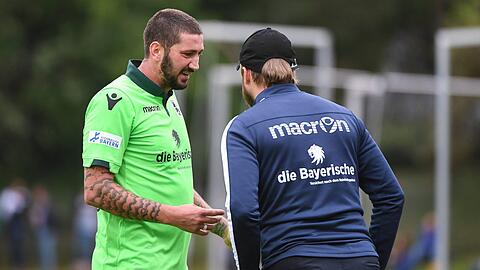 Vertraute beim TSV 1860: Stürmer Sascha Mölders (li.) und Coach Daniel Bierofka.