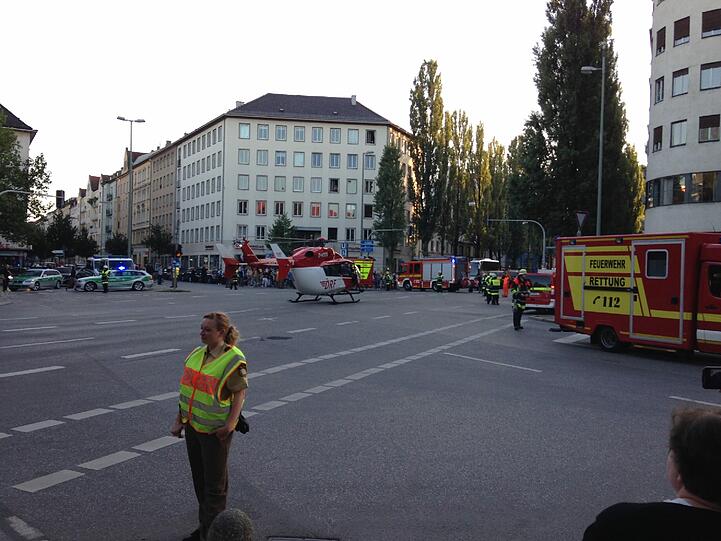 Ein ungewöhnlicher Ort zum Landen: der Goetheplatz.