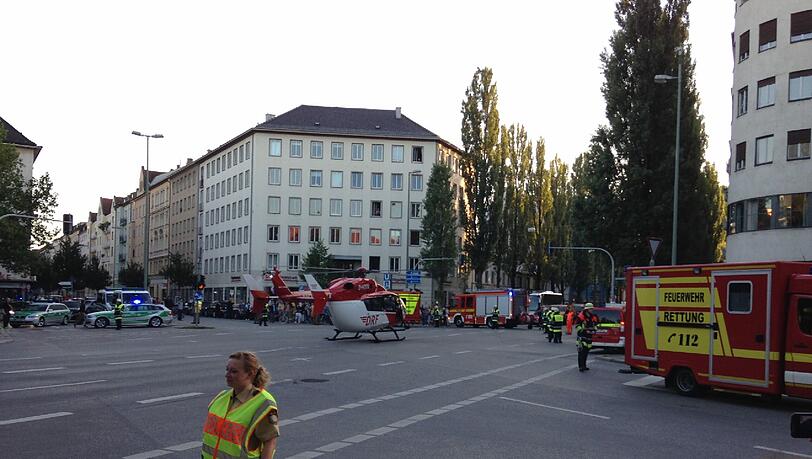 Ein ungewöhnlicher Ort zum Landen: der Goetheplatz. Ein ungewöhnlicher Ort zum Landen: der Goetheplatz.