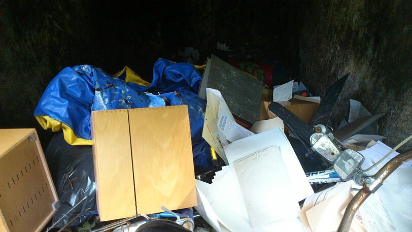 So schaute der Container nach dem Ramadama 2012 aus.