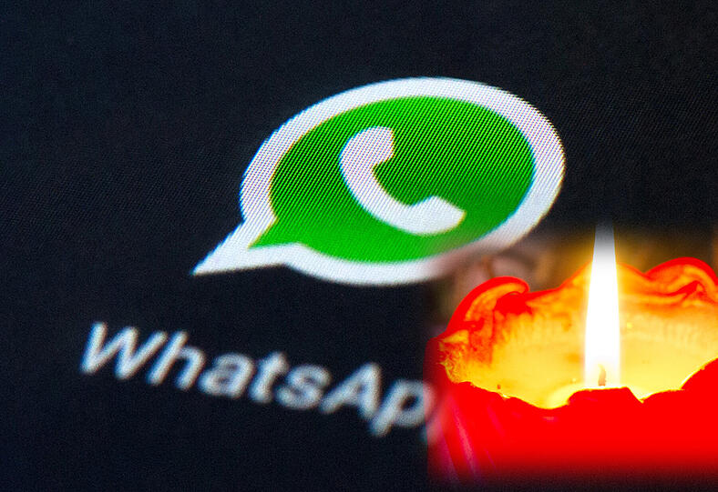 Ein Kettenbrief mit einem Kerzenbild sorgt derzeit bei Whatsapp für Verwirrung. (Symbolbild)