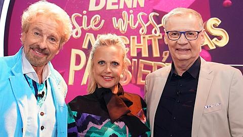 "Denn sie wissen nicht, was passiert": Thomas Gottschalk, Günther Jauch und Barbara Schöneberger verabschieden sich am Samstag.
