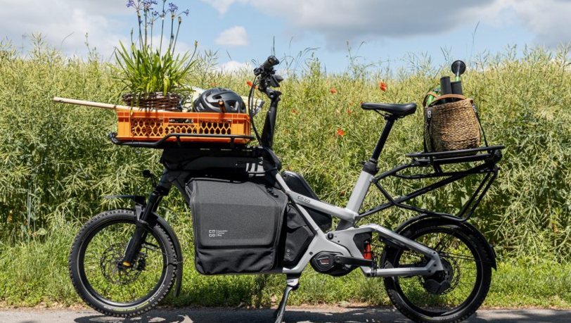 Das Lastenrad CSX 250 kann so einiges tragen. Das Lastenrad CSX 250 kann so einiges tragen.
