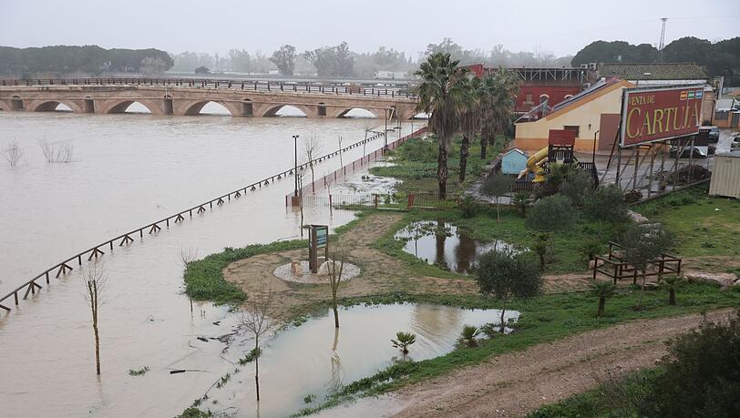 Die s&uuml;dspanische Provinz C&aacute;diz war besonders von Starkregen betroffen.
