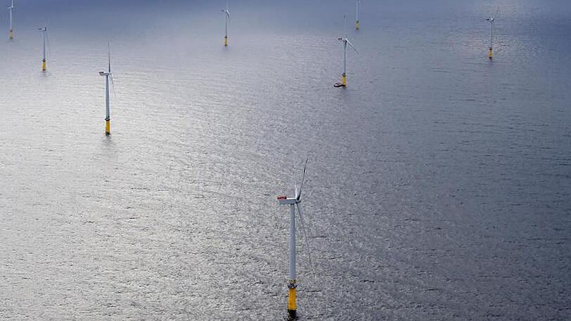 Der Offshore-Windpark Borkum Riffgrund 1 hat mit 78 Windturbinen eine Leistung von 312 Megawatt.