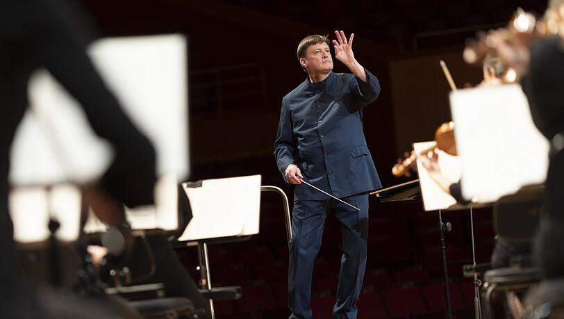 Christian Thielemann am Pult des Symphonieorchesters des Bayerischen Rundfunks.