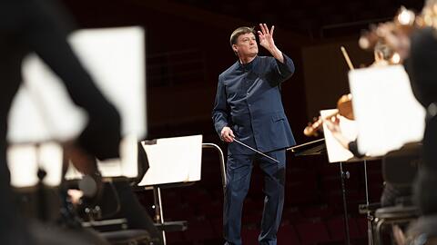 Christian Thielemann am Pult des Symphonieorchesters des Bayerischen Rundfunks.