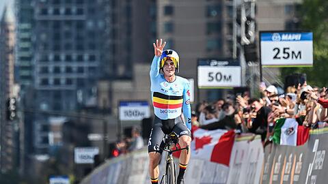Remco Evenepoel ist im Zeitfahren nicht zu schlagen.