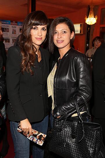 Viktoria Lauterbach-Skaf mit Schwester Najat bei der Premiere der Komödie "The Kingês speech" am 18.09.2013 im Bayerischen Hof in München.
