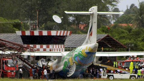Flugzeugabsturz in Thailand