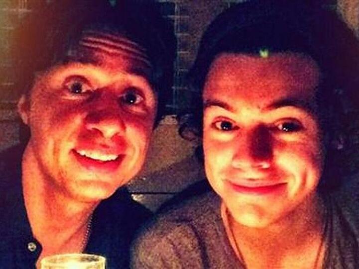 Neue Freunde? Zach Braff und Harry Styles