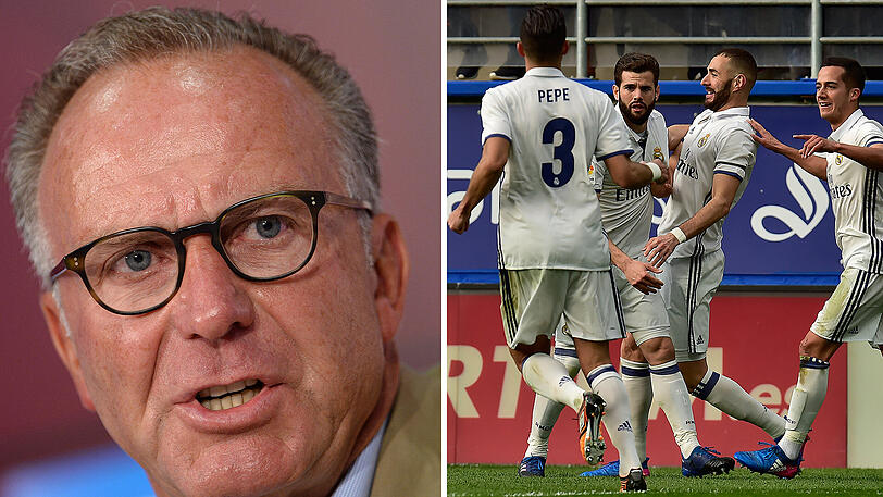 Rummenigge bezeichnete Real Madrid als die Nummer eins.