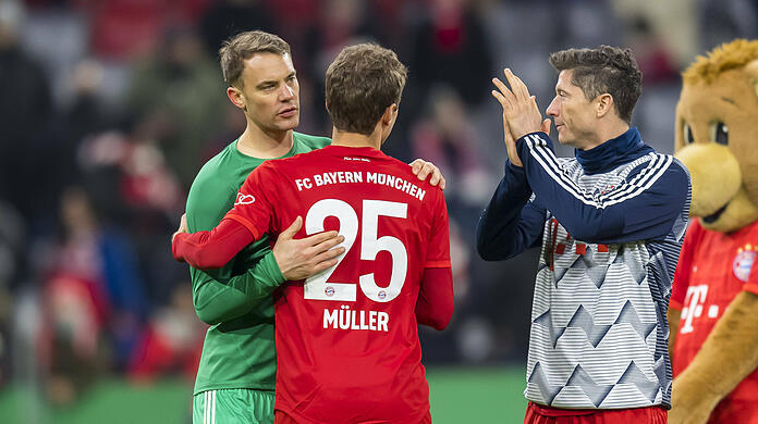 Bleibt Bayerns Star-Trio um Manuel Neuer, Thomas Müller und Robert Lewandowski über 2023?